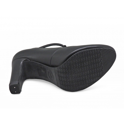 Women Courts High Heel SM-89 Black Nappa
